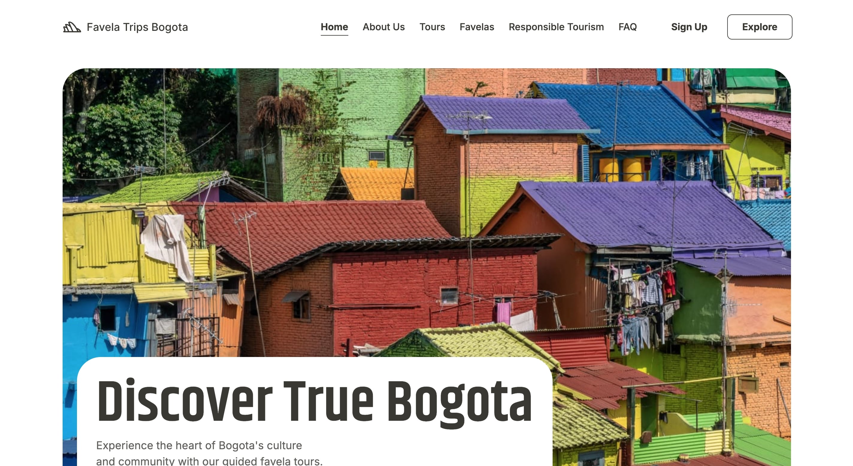Favela Trips Bogota project