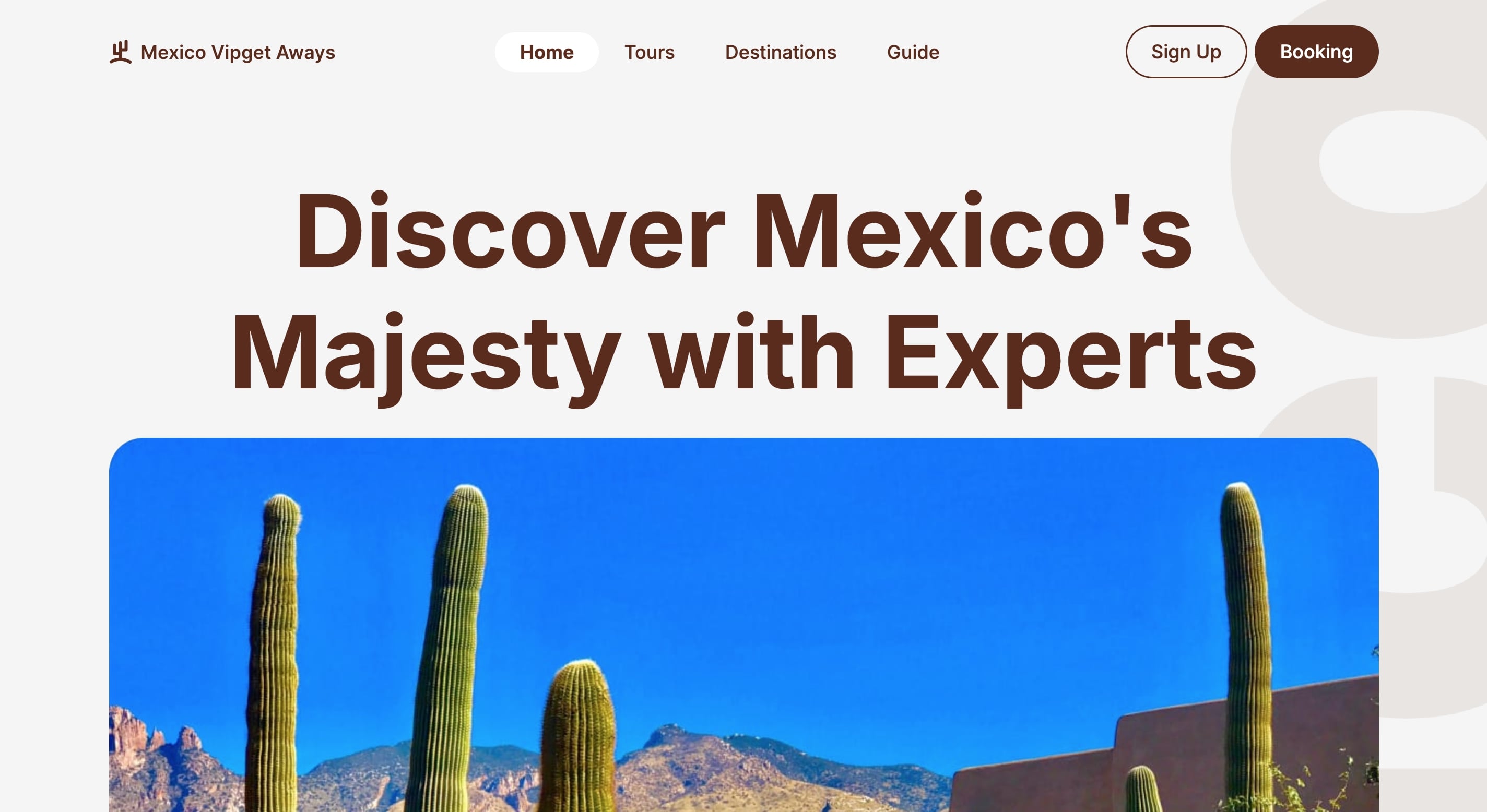 Mexico Vip Getaways project